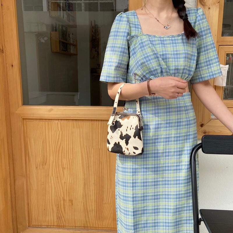 Moda chique sacos de festa pequenos sacos de couro mensageiro bolsa feminina bolsas bolsas totes crossbody vaca pontilhada couro sacos do plutônio