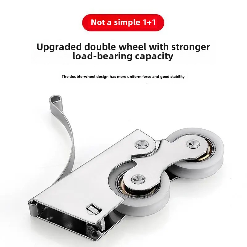 Schuifdeurscharnier Ijzer Materiaal Kastdeur Spoor Garderobe Trekgreep Omlaag Schuifscharnier Voor Home Decor Hardware