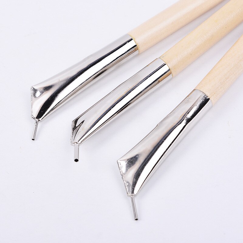 3 Stuks Van Handwerk Carving Traditionele Handgemaakte Miao Batik Pen Maken Gereedschap Art Schilderen Leveringen