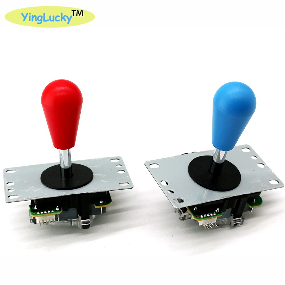 American style handle Copy SANWA SEIMITSU Joystick Arcade 5Pin Joystick With American Style Oval Ball Arcade Joystick DIY Parts