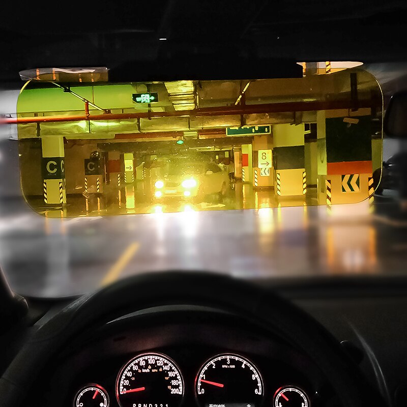 Auto Veiligheid Dag En Nacht Anti-Dazzle Driver Bril Eye Protector Zonneklep Mount Spiegel Anti-Glare Shine Interieur accessoires