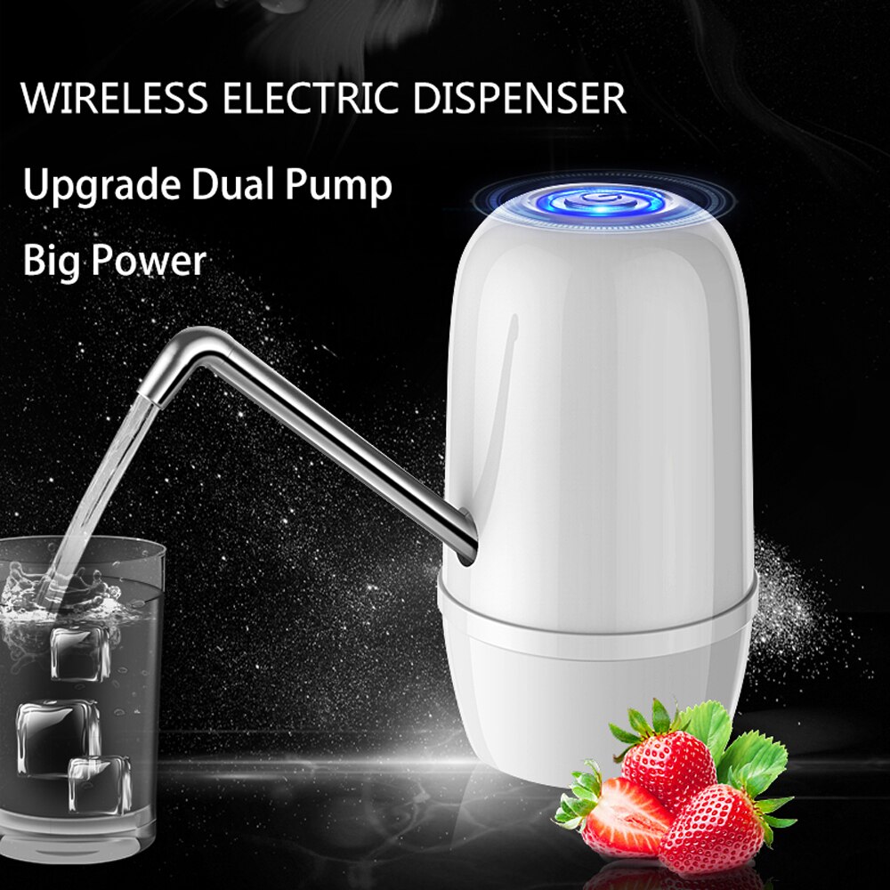 Dispensador De Agua Fria Electrico Embotellada Bottled Drinking Cold Water Dispenser Tap Electric Dual Pumps Faucet For Bottles
