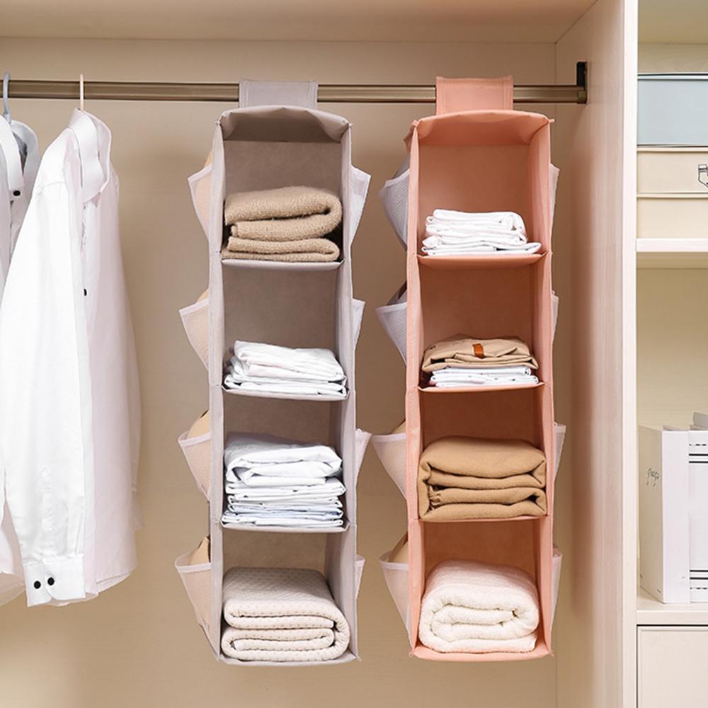 Household Clothes Hanging Drawer Box Underwear Sorting Storage Wall Wardrobe Closet Organizer Shelves Organiser