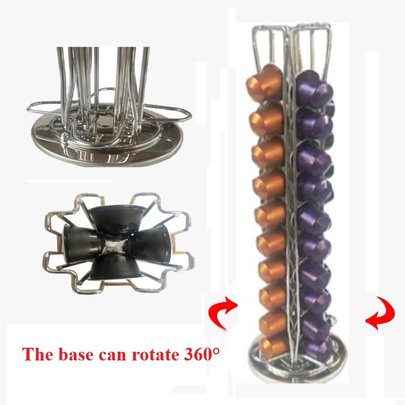 Koffie Capsule Houder Nespresso Rek Muur Coffeware Capsule Sets 40 Capsule Rack Keuken Stand Dispenser Opslag Houder