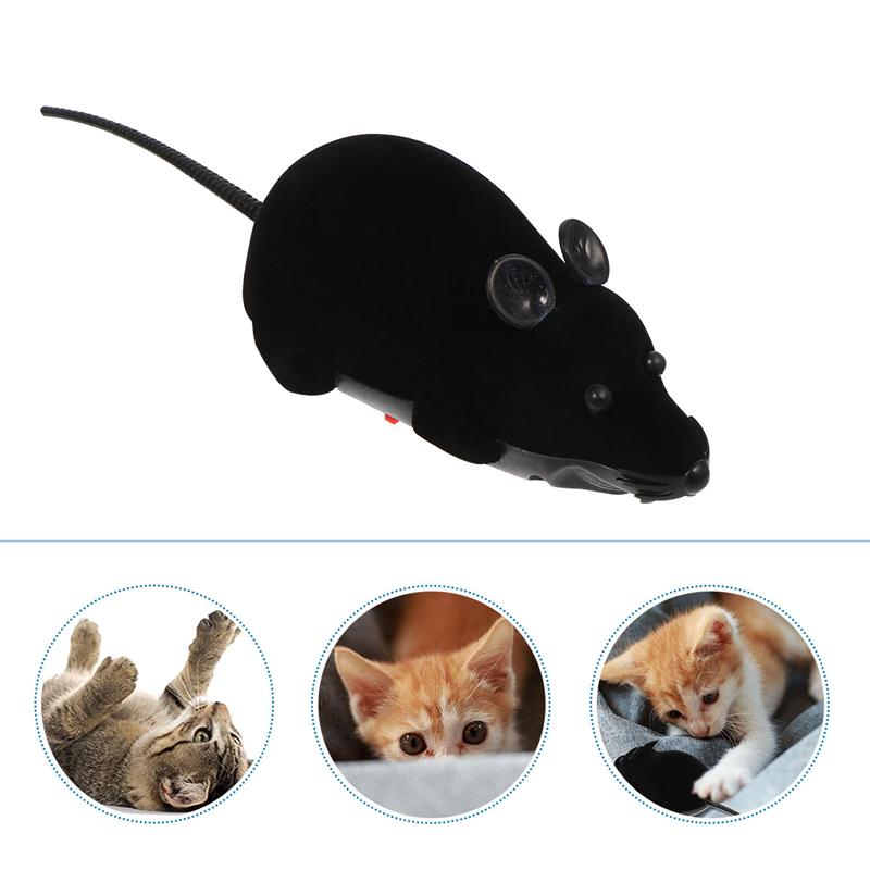 Juguete de rata eléctrica con Control remoto para gatos jugando, juguete divertido para gatos