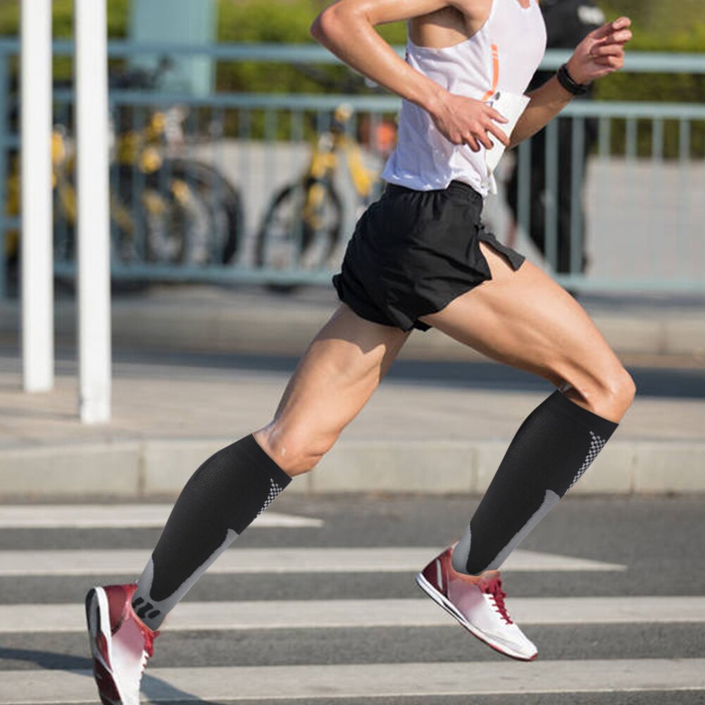 Running Compressie Sokken Kousen Mannen Vrouwen Sport Sokken Voor Marathon Fietsen Voetbal Spataderen Preventie