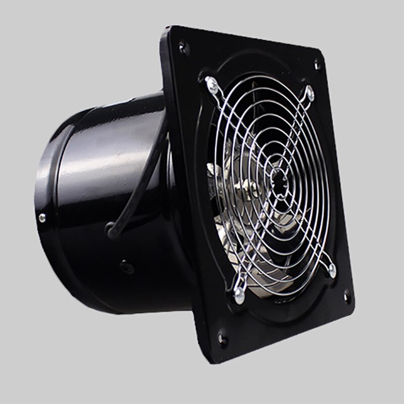 220V wentylator wyciągowy naścienny 6 Cal wentylator wyciągowy niski poziom hałasu strona główna łazienka kuchnia garaż odpowietrznik wentylacja czarny