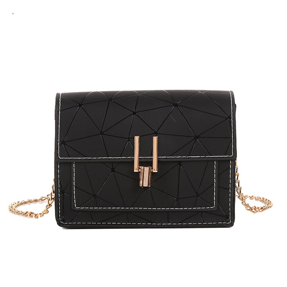 Nova moda feminina bolsa de ombro saco do mensageiro para a menina bolsa bolsas senhoras bolsa de telefone sac principal femme: Style B-Black Crack