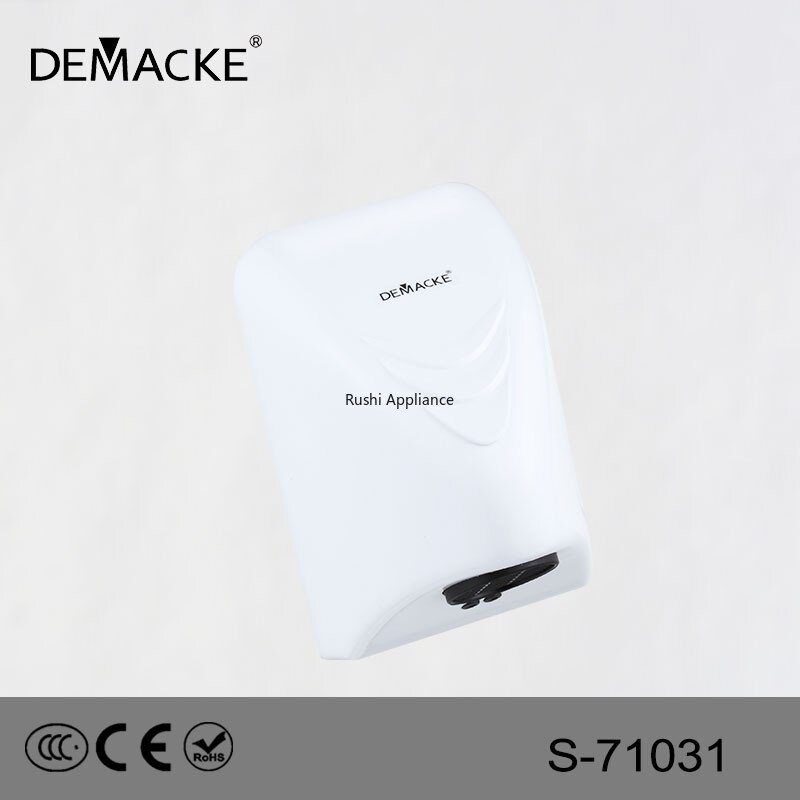 Demacke automatisk induktion badrum handtork små hushållshotell kommersiella handtork luft mini handtork