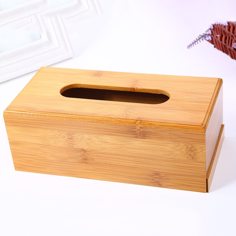 Caja de pañuelos de carbón de bambú Vintage tipo asiento soporte de papel de almacenamiento de rollo recipiente para papel seda organizador de servilletas faciales de baño