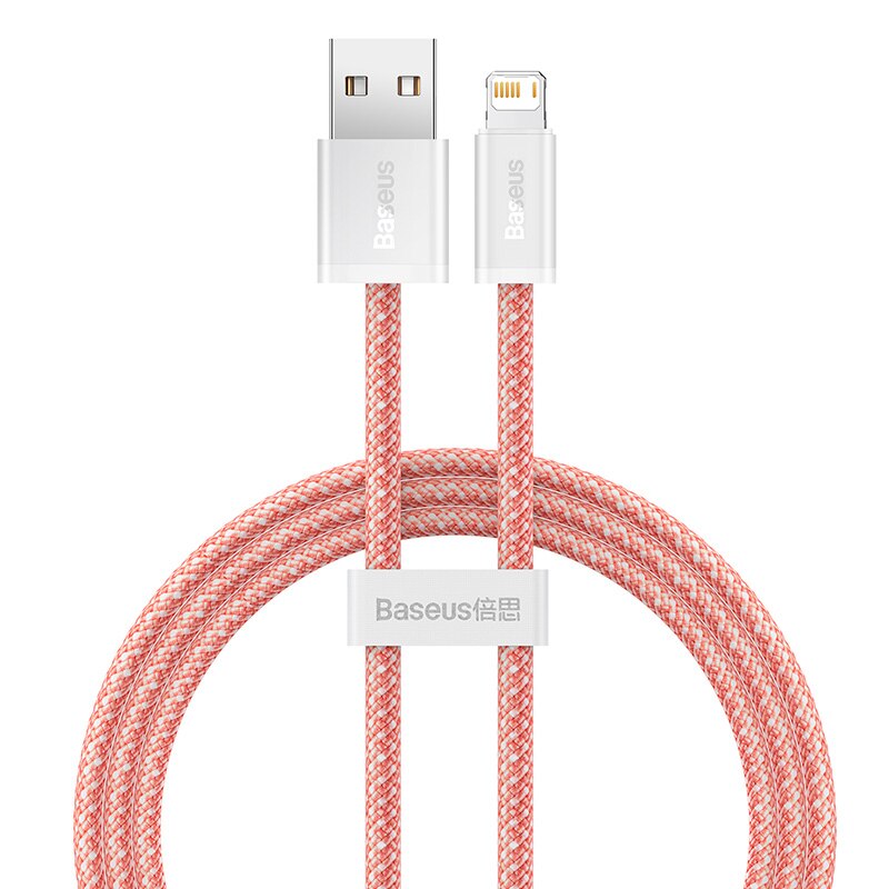 Baseus Usb Kabel Voor Iphone 13 Pro Max Snel Opladen Usb Kabel Voor Iphone 12 Mini Pro Max Data Usb 2.4A Kabel: Orange / 2m