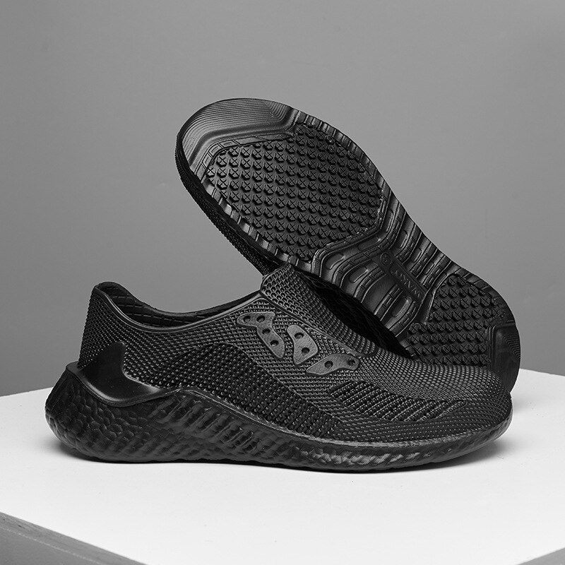 Chaussures antidérapantes respirantes pour Chef cuisinier, chaussures de travail de cuisine imperméables à l&#39;huile, usine alimentaire, hôtel, Restaurant, cantine
