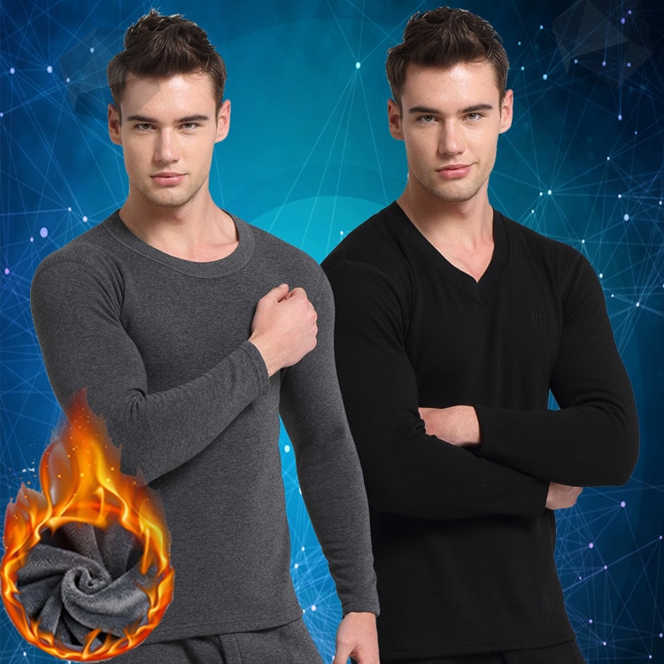 Thermal Underwear for Men Plus Size Thermal Underwear Set Winter Long Men Warm Thermal Underwear Sets