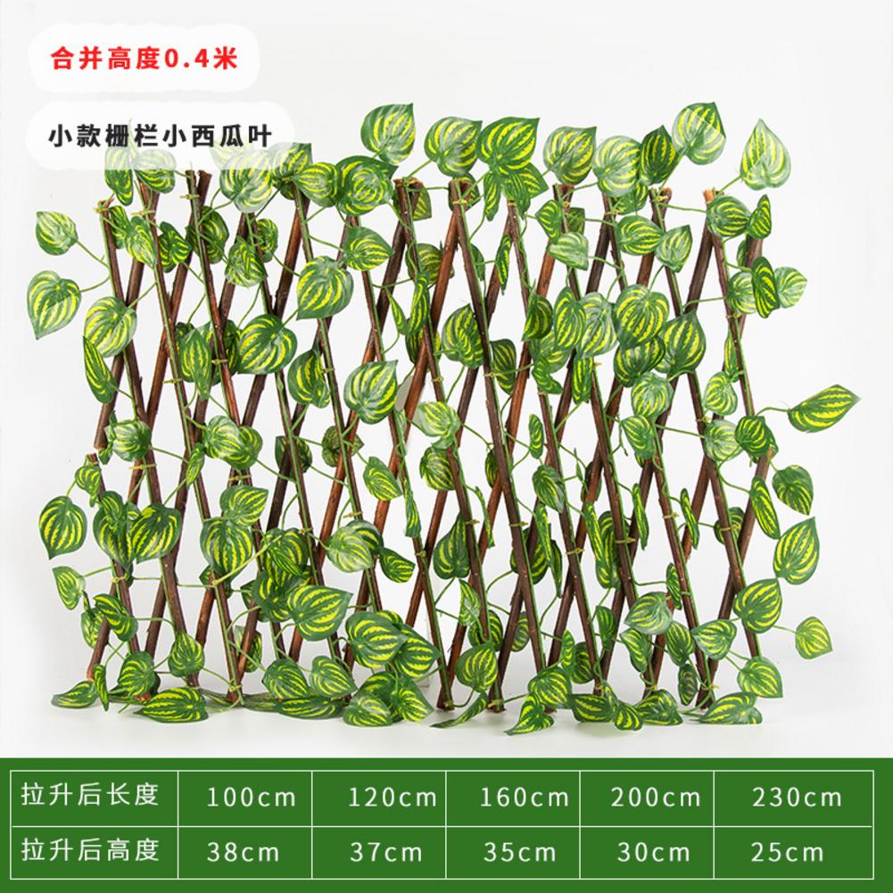 Artificial Fence Hedge Plants Hanging Panels Decorative Fence UV Protected Privacy Screen For Home Backyard Garden Decoration: D1