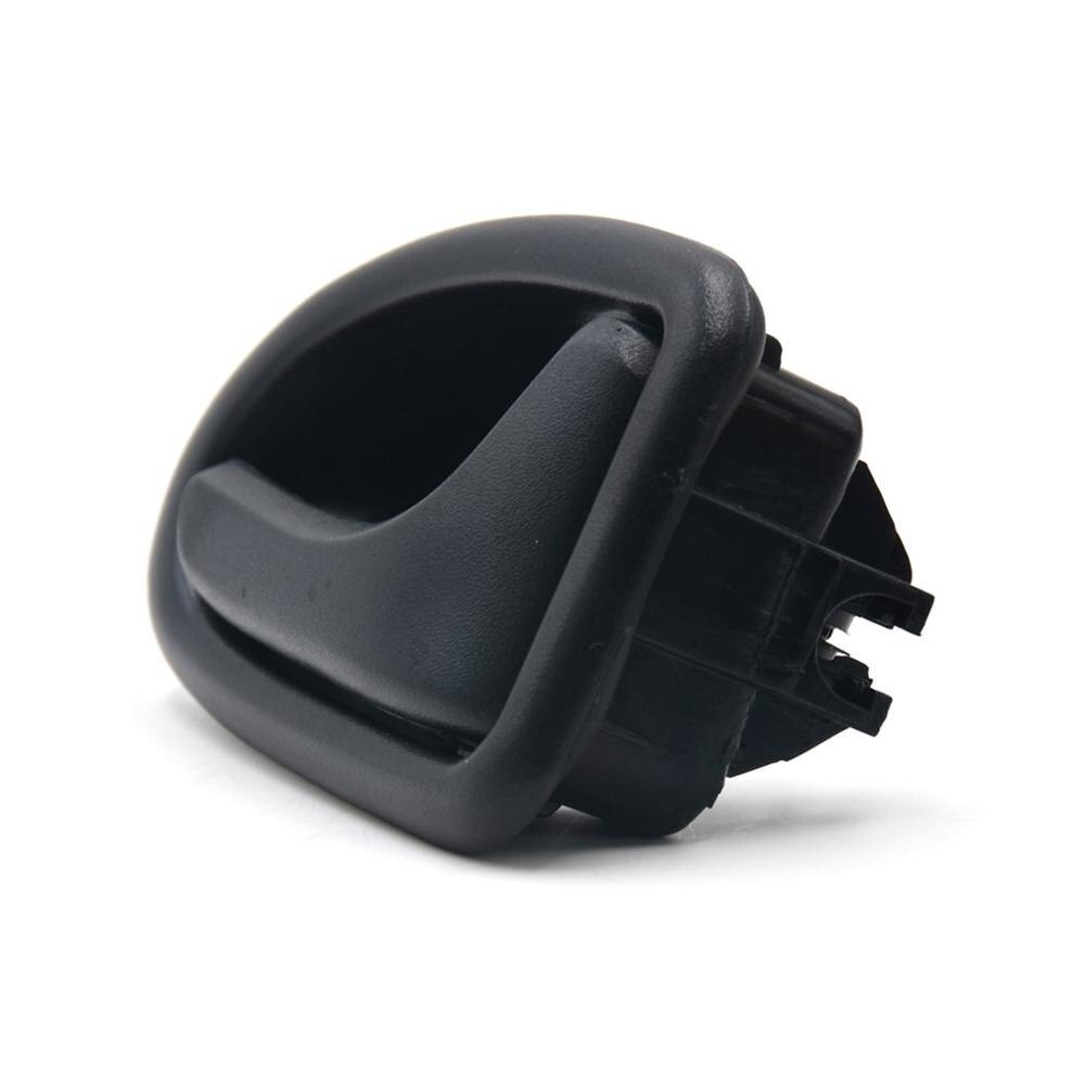Manija de puerta Interior para coche, manija de puerta Interior izquierda/derecha, negra, para Renault Clio 2, accesorios para coche, 1 Uds.