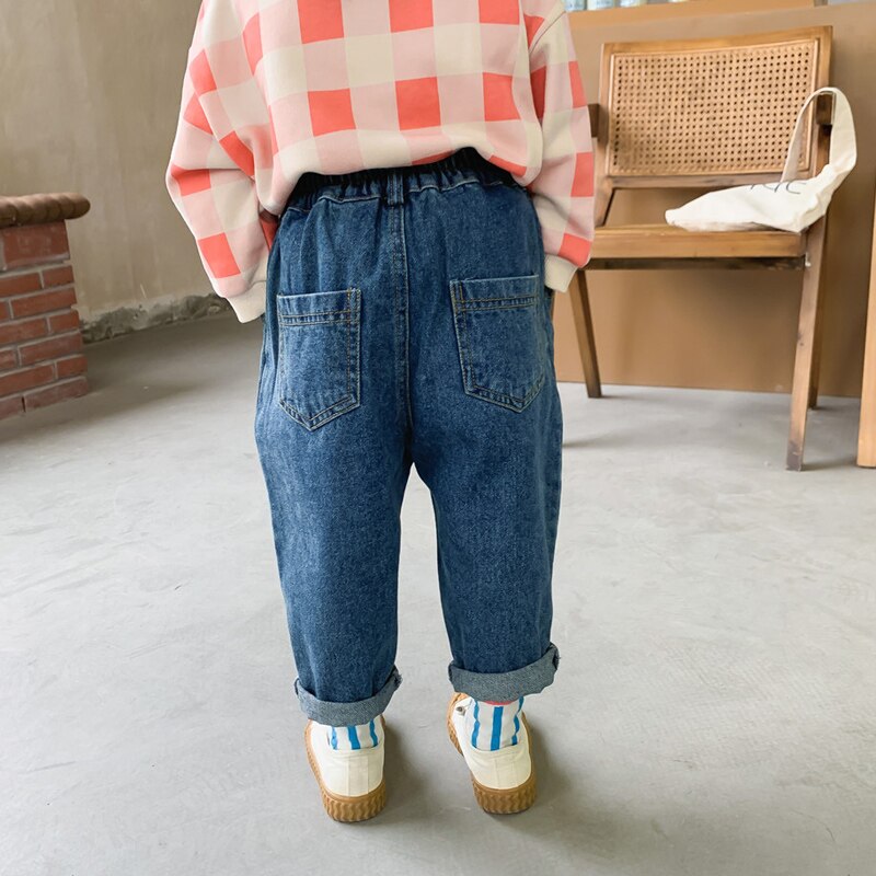 2021 nuovi pantaloni coreani delle ragazze di stile coreano della primavera pantaloni larghi dei bambini