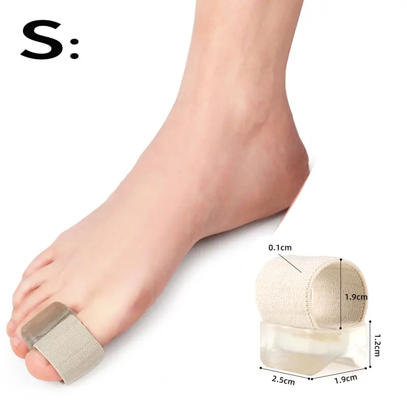 1 Stücke Spannungsgurt Hallux Valgus Schutz Daumen Zehenspreizer Schmerzlinderung Zehen Finger Separator Zehenschiene Ballen Erzähler Werkzeug: Braun