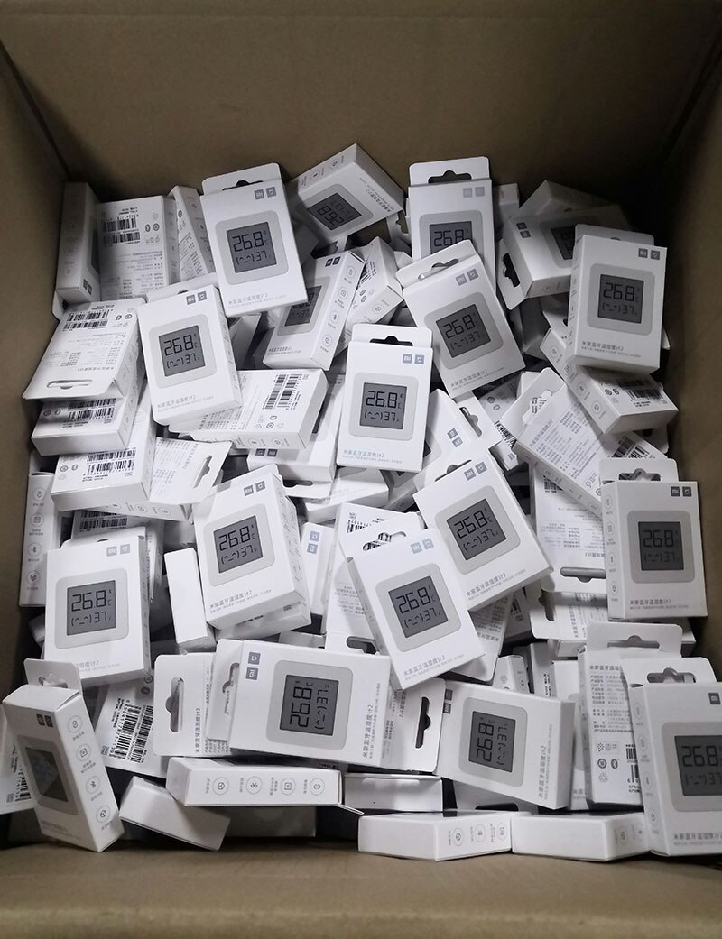 Xiaomi Mijia Bluetooth Thermometer 2 Wireless Smart Electric Digital Hygrometer Thermometer Humidity Sensor Work Mi Home APP