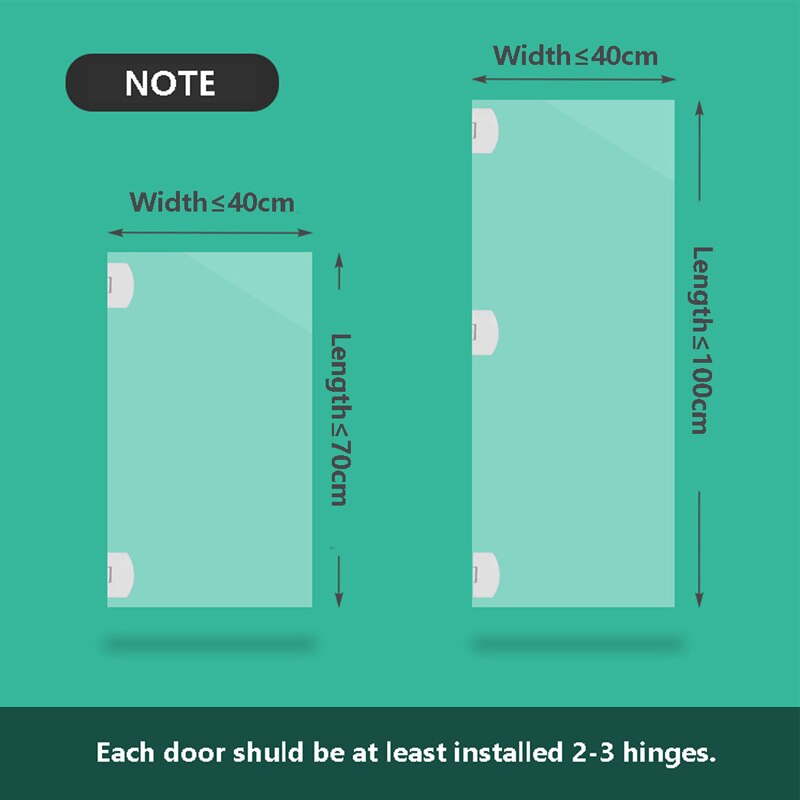 Glass Door Hinge Stainless Steel Shower Hinge Glass Door Clamp Clip with Screws (2 PCS)