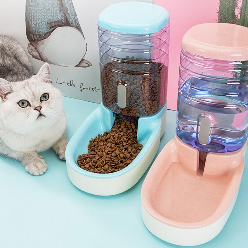 Pets Cats Dogs Automatic Waterer Water Dispenser 3.8 L or Food Feeder Pet Automatic Feeder MDJ998