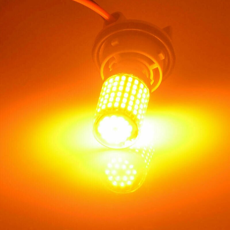 Bulbs Turn Signal Light Replacement Parts Accessories Car Amber 12V DC 21W