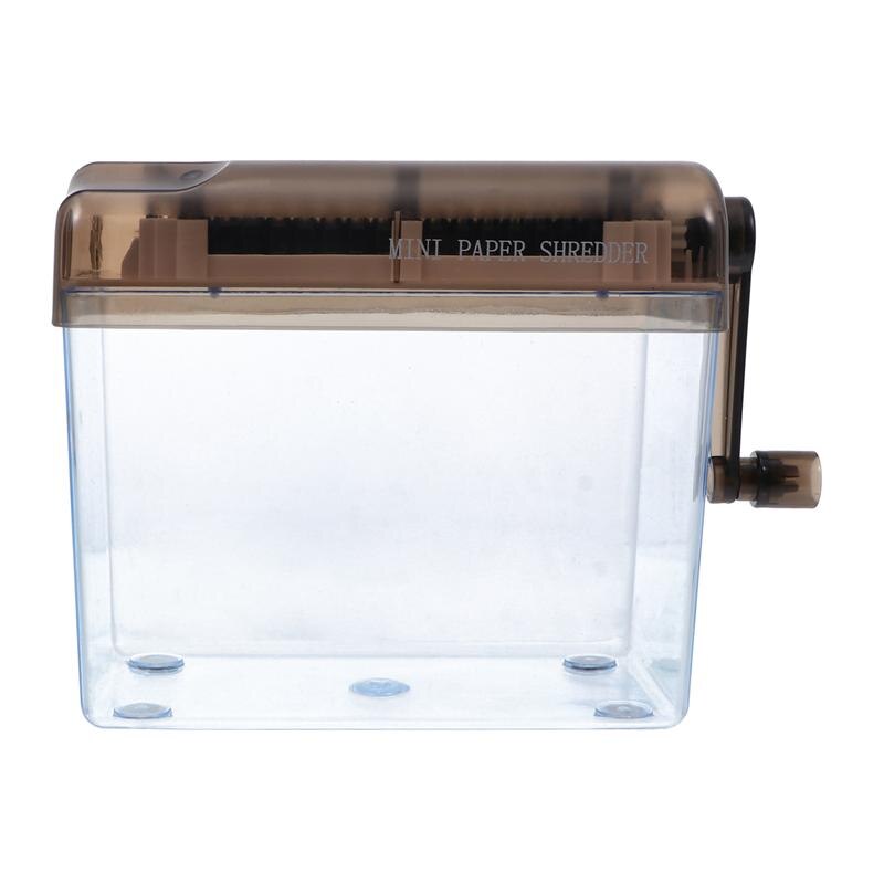 Mini Paper Shredder Machine Manual Cutter Strip Document Cutting Machine Tool