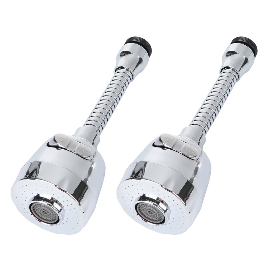 2pcs Lightweight Durable Anti-splash Anti-rust Faucet Tube Bathroom Extension Water Tap Water Filter Foam Kitchen