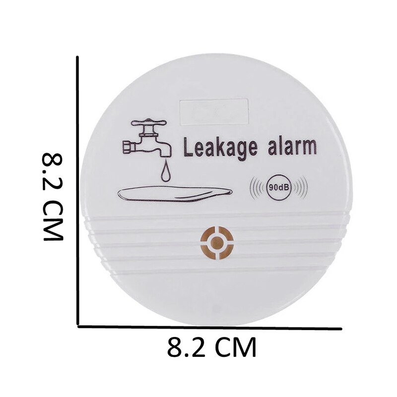 Wireless Water Alarm Independent Battery Powered Water Alarm Sensor Detector 85dB Sounder Water Leakage Alarm Detector T