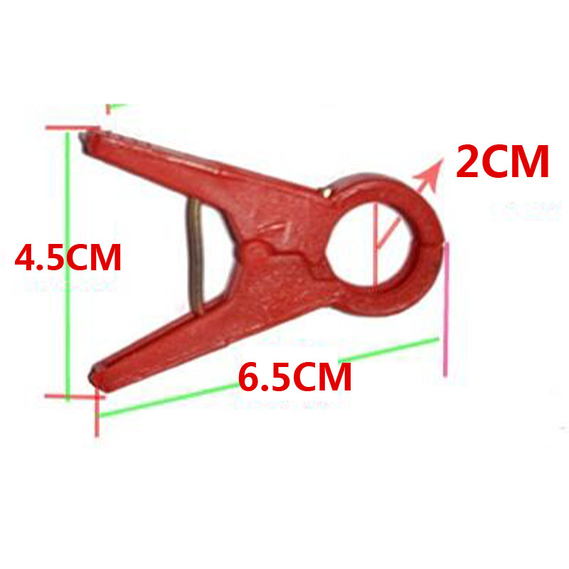 10 Pcs Garden Vine Clip 20mm/30mm Plastic Clips Flower Plants Shrubs Retaining Clip Grape Tomatoes Supplies Binding Tool: 20mm (Color Random)