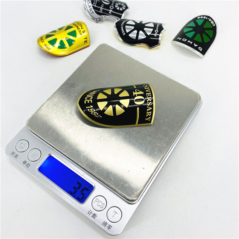 Bicycle Aluminum Alloy Logo Stickers For Dahon Folding Bike Commemorative Sticker Decorative Accessories