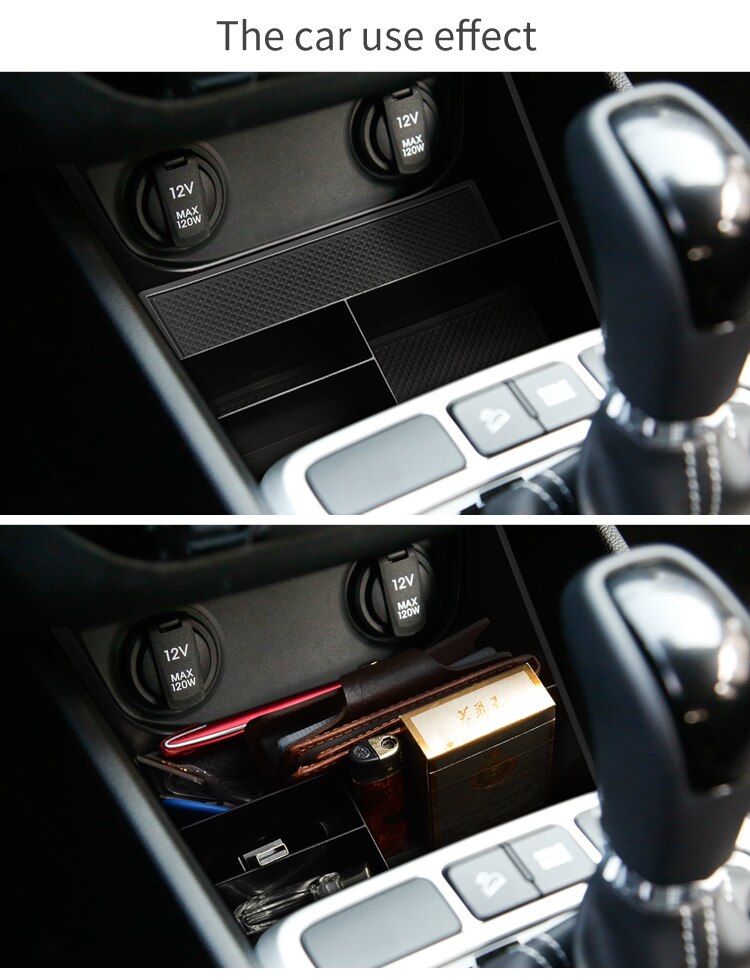 Car Center Console Box for Hyundai Creta ~ Accessories Storage Tray