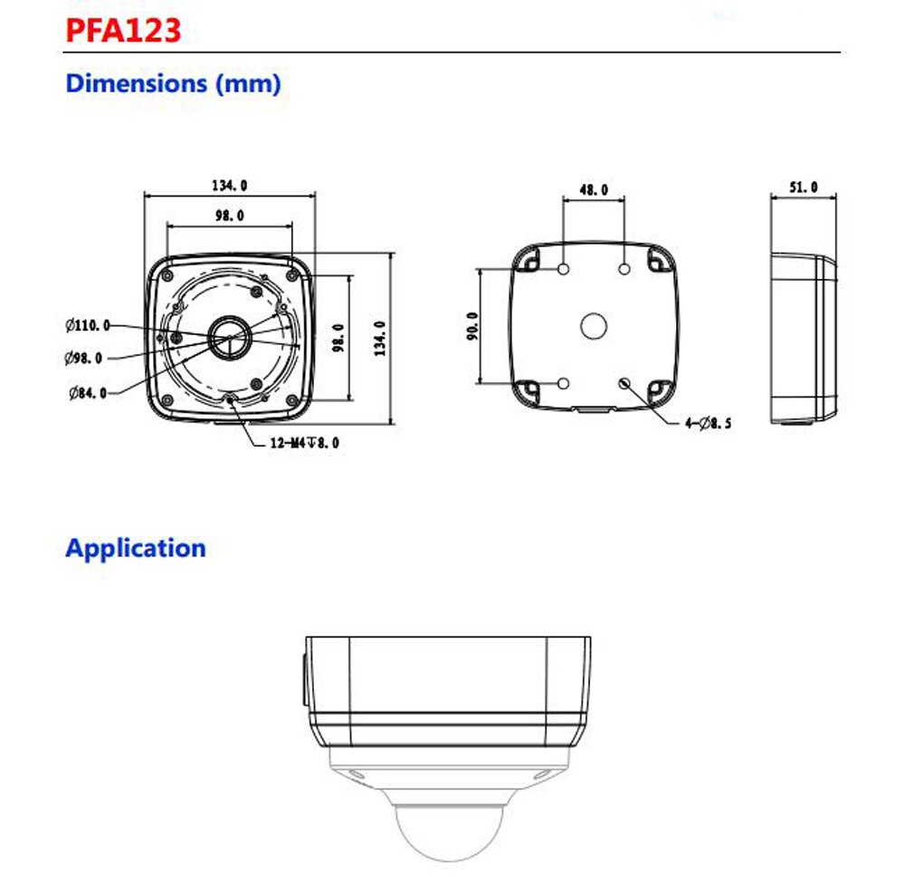 DAHUA Waterproof Junction Box PFA123