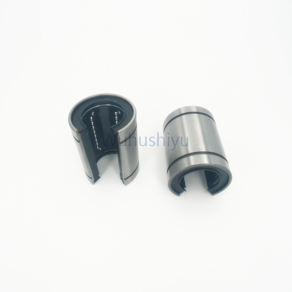8 st/lot  lm12 uuop 12mm öppna linjära kullager 12 x 21 x 30 mm linjära lager bussning linjärt rörelselager