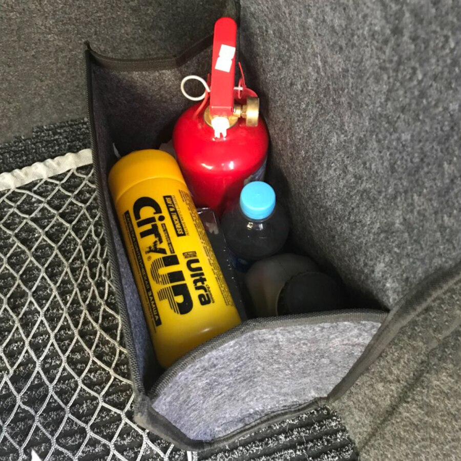 35x30x20 cm Große Größe Weichen Woll Filz Auto Kofferraum Organizer Auto Lagerung Kasten Tasche Feuerfeste Verstauen aufräumen Paket Decke Werkzeug