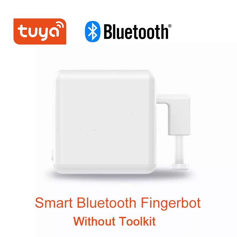 Interruptor inteligente para el hogar, pulsador de botón con Bluetooth, WiFi, Compatible con Alexa, asistente de Google y Control por voz, Tuya: Bluetooth Fingerbot