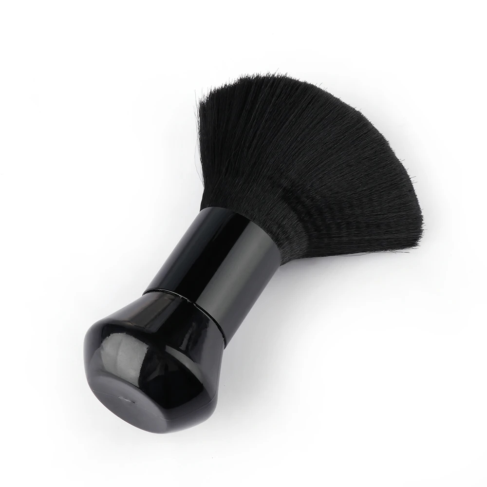 Cepillo de peluquería suave para salón, barbería, uso doméstico, herramienta de corte de pelo de limpieza especial, cepillo de pelo para barbería: Negro