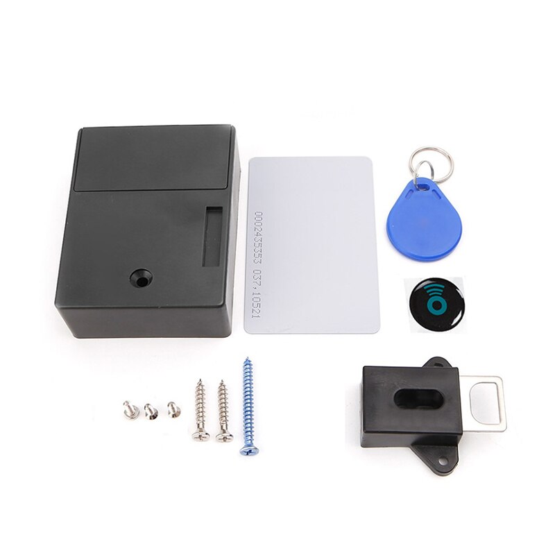 Schrank Schlösser Unsichtbare Elektronische Schloss Versteckte Keyless Schublade Türschlösser Sensor Schließfach Schrank Schlösser DIY sperren: Schwarz einstellen 1