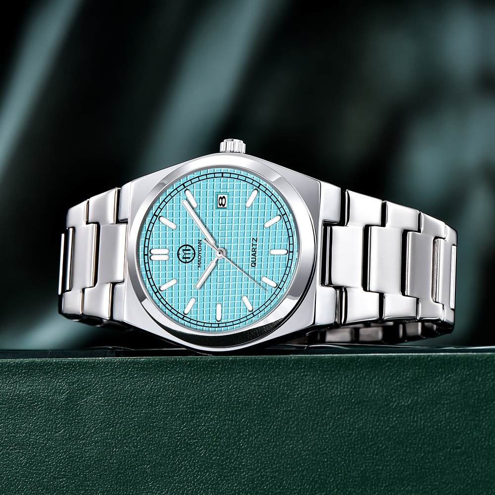 Reloj MAOYUAN para hombre, reloj de cuarzo azul de lujo ligero de alta gama a la , reloj resistente al agua para hombre