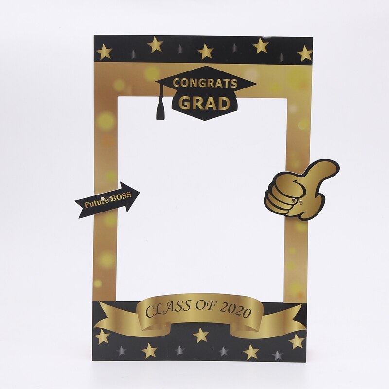 1Pcs Graduation Season Photo Frame Hand-Held Photo Frame Graduation Season Photo Props Graduation Party Decoration Accessories