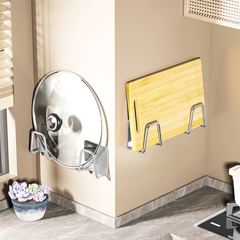 Porte-Éponge Auto-Adhésif en Acier Inoxydable pour Évier de Cuisine, Accessoire de vaccage,rangement cuisine,cuisine rangement organisation,rangement sous evier,accessoire salle de bain,kitchen accessories