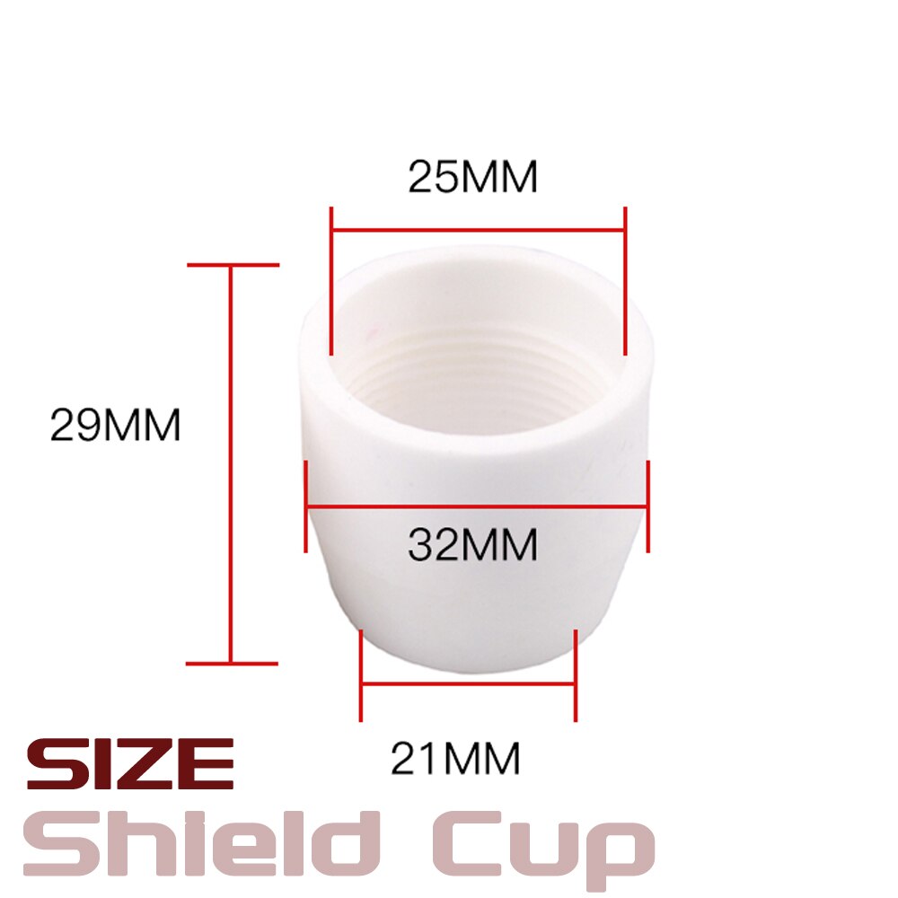 25 Stuks P80 Plasma Lassen Snijbrander Verbruiksartikelen Snijden Cnc 60A 80A 100A P80 Plasma Toorts Schild Cup Tip Elektrode nozzle