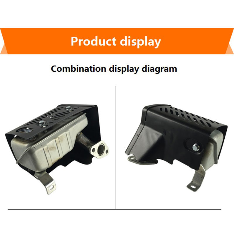 Ensemble de silencieux d'échappement EY20, couvercle de remplacement, pour ROBIN SUBARU 5HP 183CC, moteur 4 temps