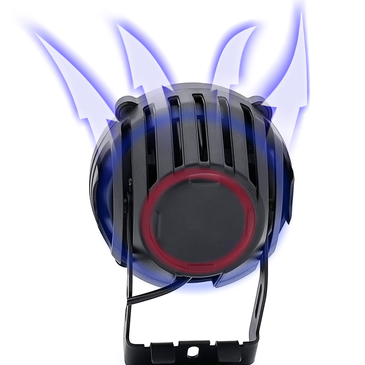 Kalosse-Luces delanteras de motocicleta impermeables de 36V, 48V, luces delanteras de bicicleta eléctrica con bocina, luz delantera de bicicleta eléctrica