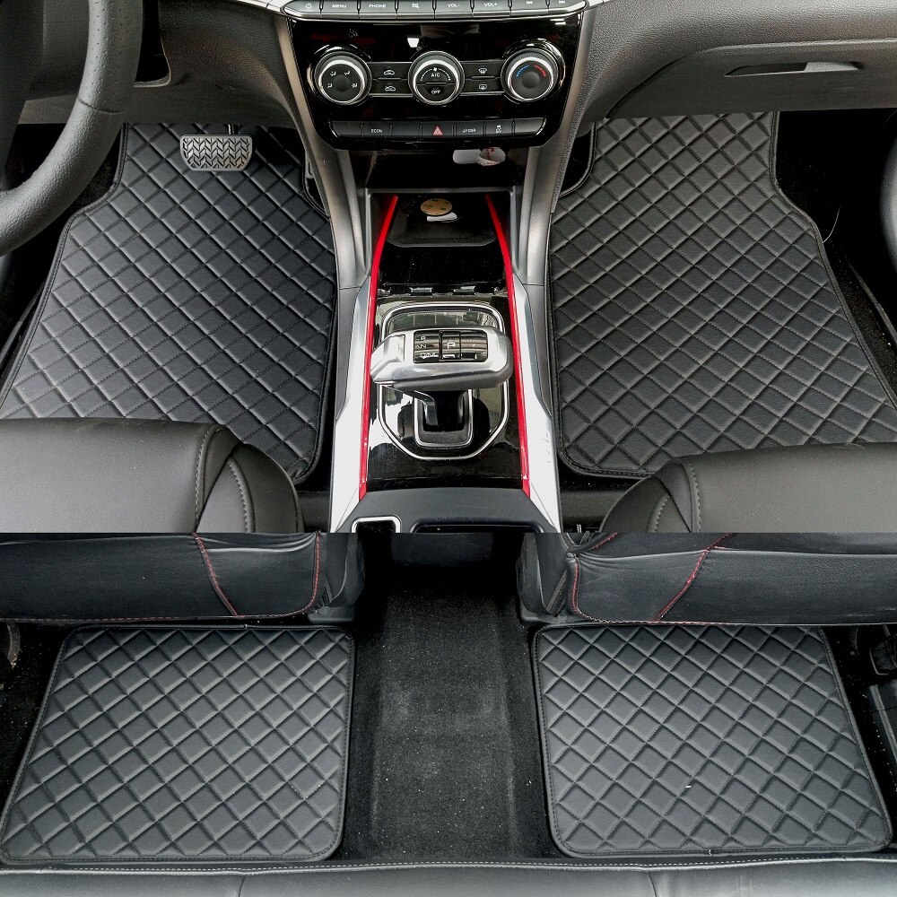 Universele auto vloermatten voor auto's, antislipmat, rode zwarte grijze koffie auto vloermatten, auto styling interieur auto vloermatten