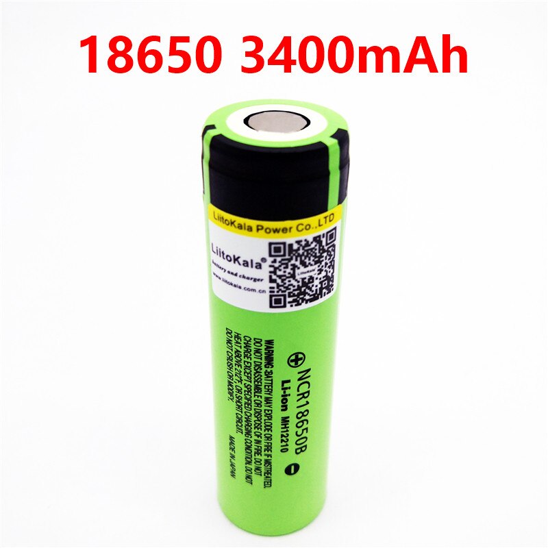 original for 18650 3400mAh 3400 battery NCR18650B 3.7V Rechargeable batteries+Lii-100B 18650 charger