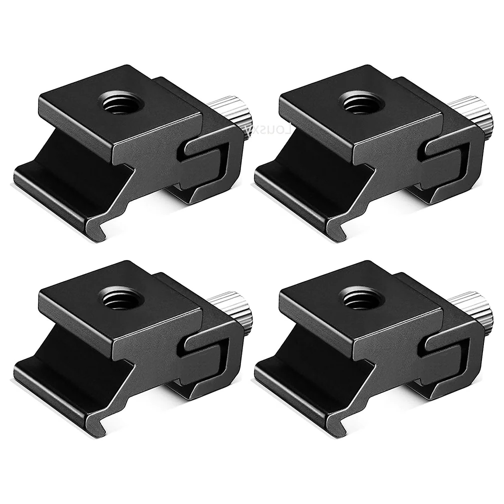 Adaptateur de support de Flash de chaussure froide d'appareil photo en métal avec filetage de vis de trépied 1/4 "-20 pour appareil photo reflex Nikon Canon flash speedlite
