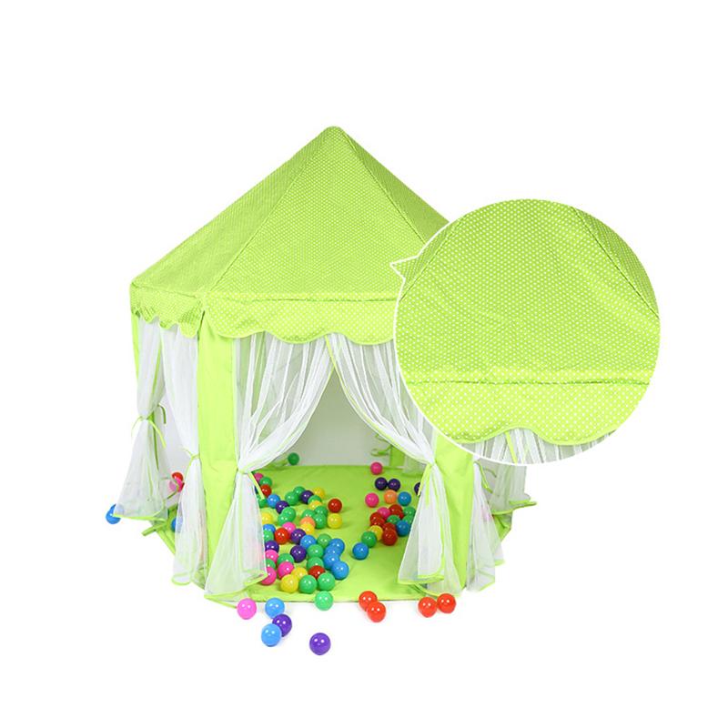 Leuke Hexagon Speelhuisje Meisjes Prinses Kasteel Kinderen Kids Grote Indoor Play Tent (Groen)