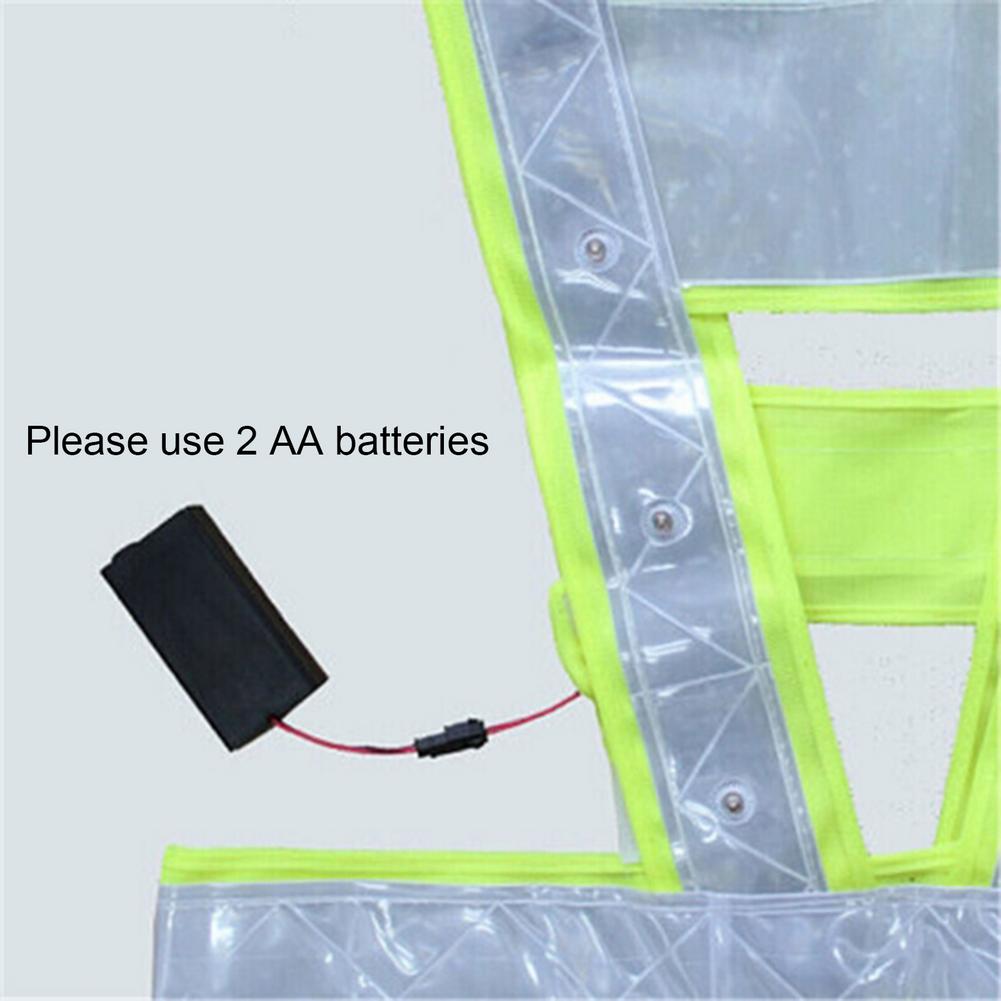 LED Running Reflective Vests Elastic Safe Night Riding Clothing