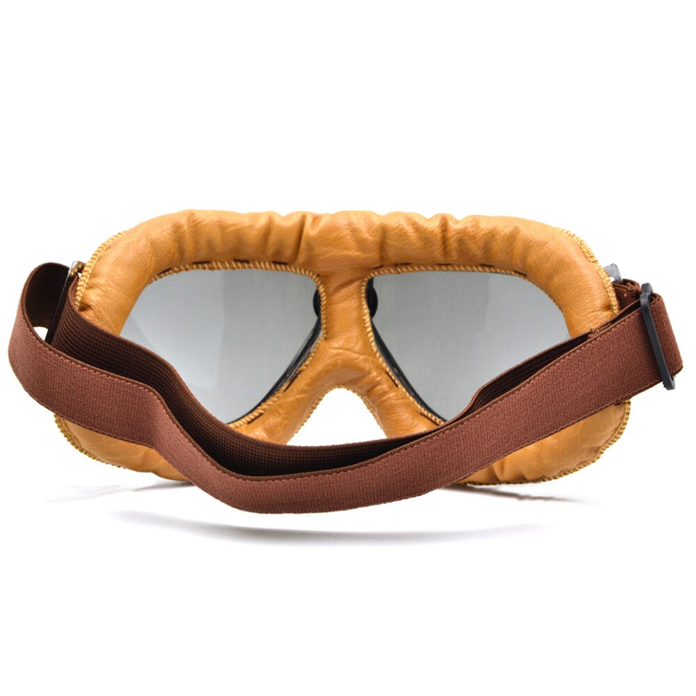 Gafas Retro para motocicleta, lentes clásicas para Moto, Yamaha Pilot Steampunk ATV, casco de cobre