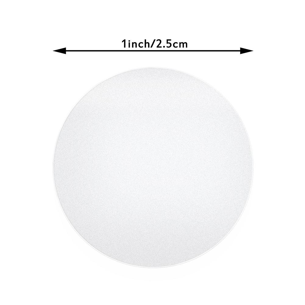 500 stuks ronde transparante multifunctionele waterdichte zelfklevende stickers, ronde pvc-stickers, doorzichtige feestzegels, verpakkingsetiketten